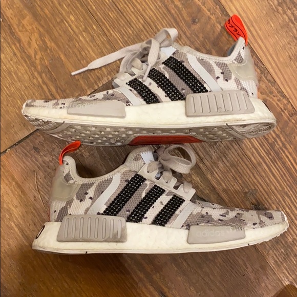 adidas grey camo shoes